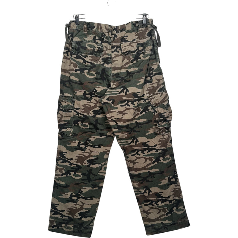 Vintage Military Camo Cargo Pants Men's 32x30.5