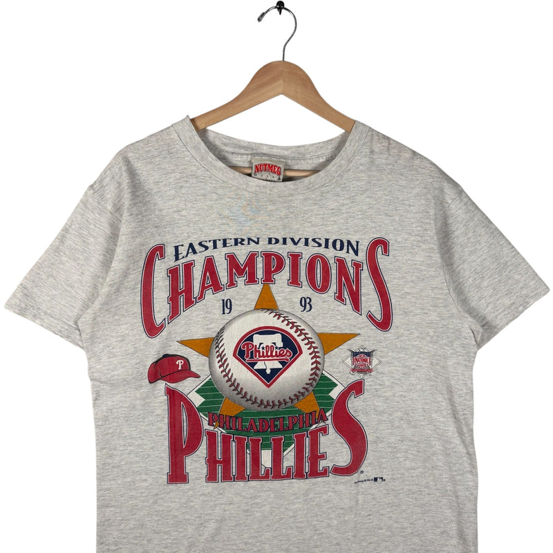 Vintage Philadelphia Phillies Eastern Division Champions MLB Tee Large