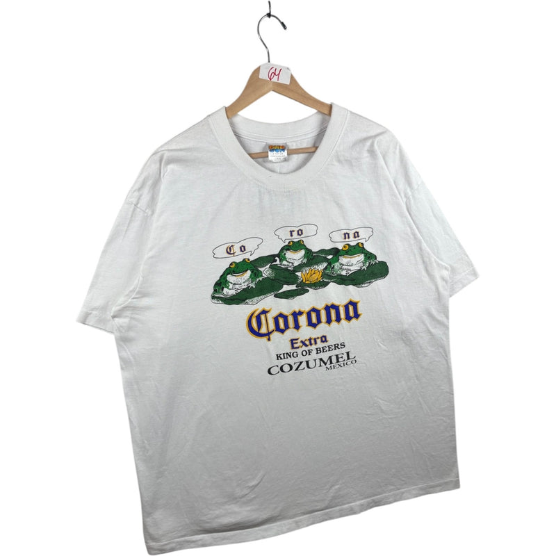 Vintage Corona Extra Cozumel Mexico Frogs T-Shirt