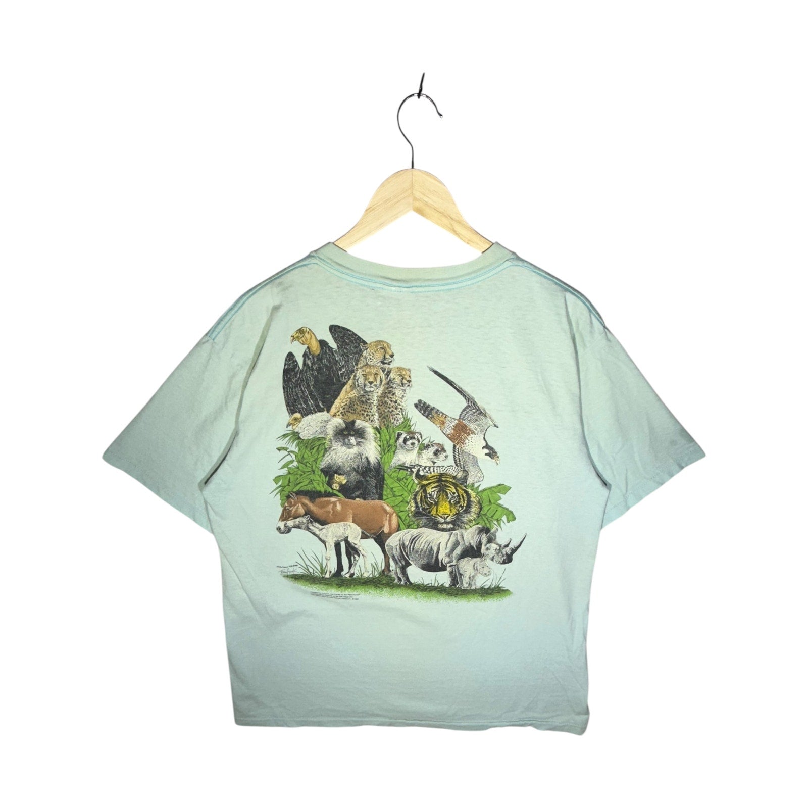 Vintage Animals Short Sleeves T-Shirt