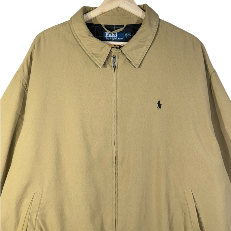 Vintage Polo Ralph Lauren Pony Logo Full Zip Harrington Jacket
