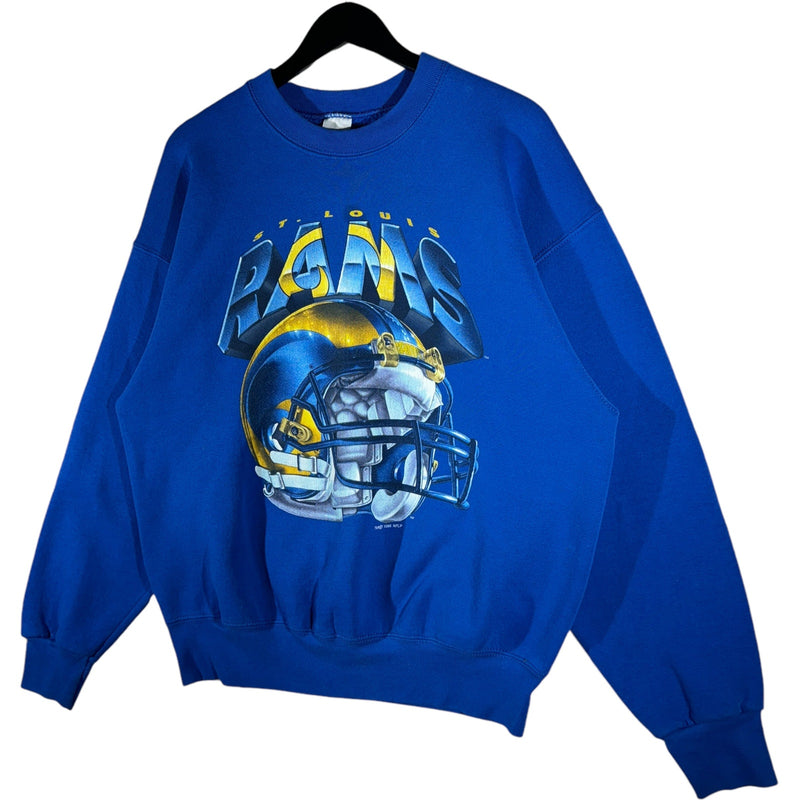 Vintage St. Louis Rams Big Helmet Crewneck