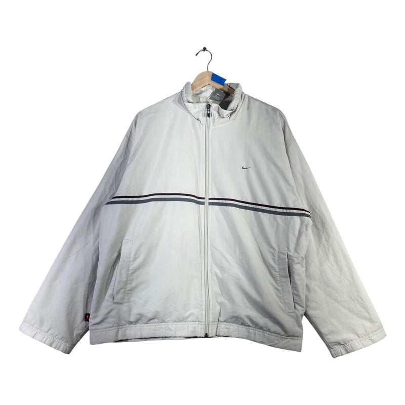 Vintage Nike Stripe Full Zip Windbreaker Jacket
