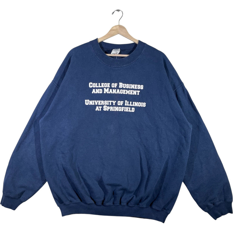 Vintage University Of Illinois At Springfield Crewneck