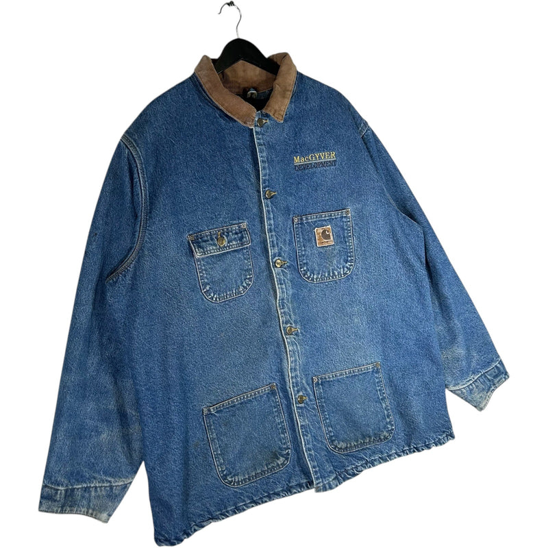 Vintage Carhartt Denim Workwear Jacket