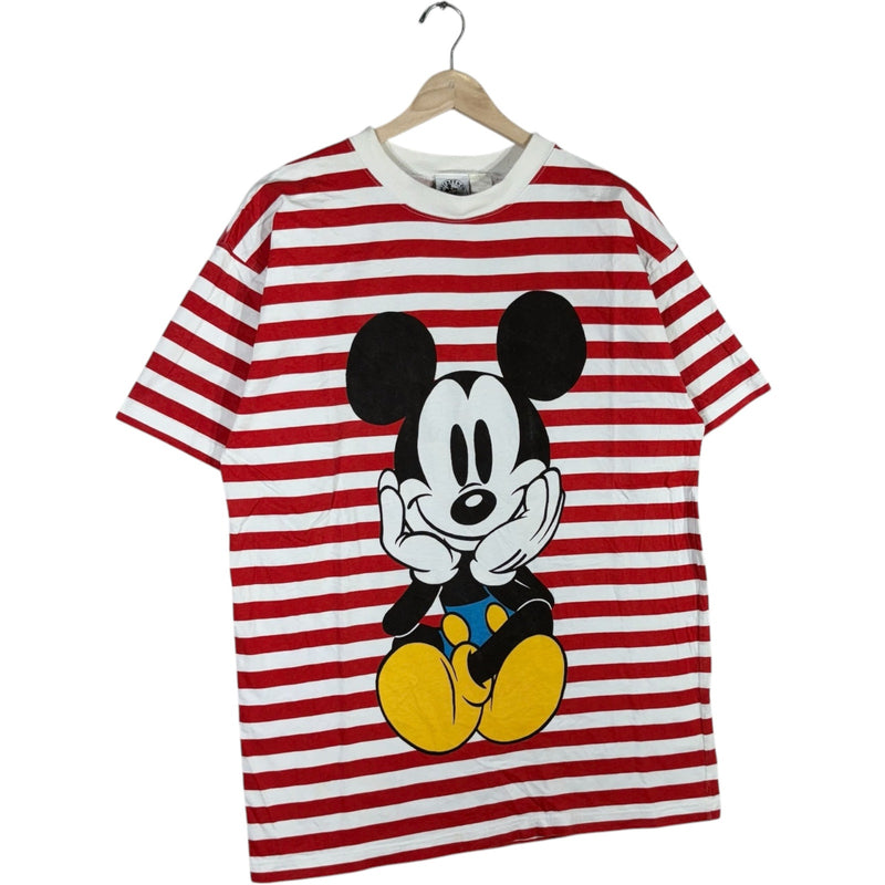 Vintage Disney Mickey Mouse Striped Tee