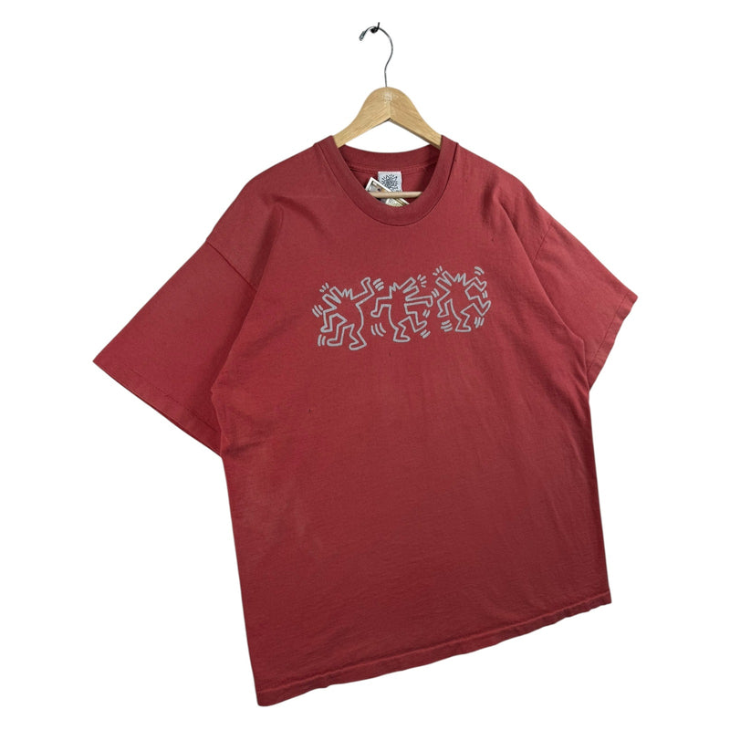 Vintage Pop Shop Dancing Figures Graphic T-Shirt
