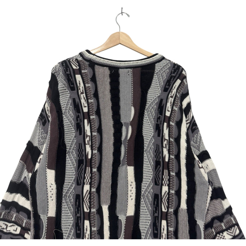 Vintage 3D Knit Coogi Style Sweater