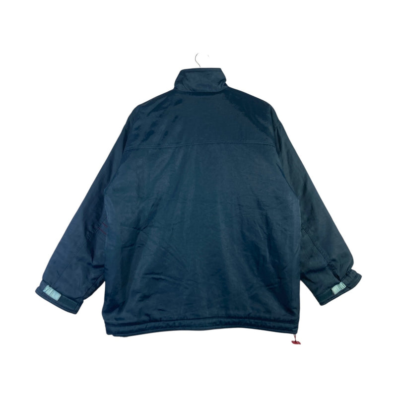 Vintage Adidas Chest Stripe Logo Full Zip Windbreaker