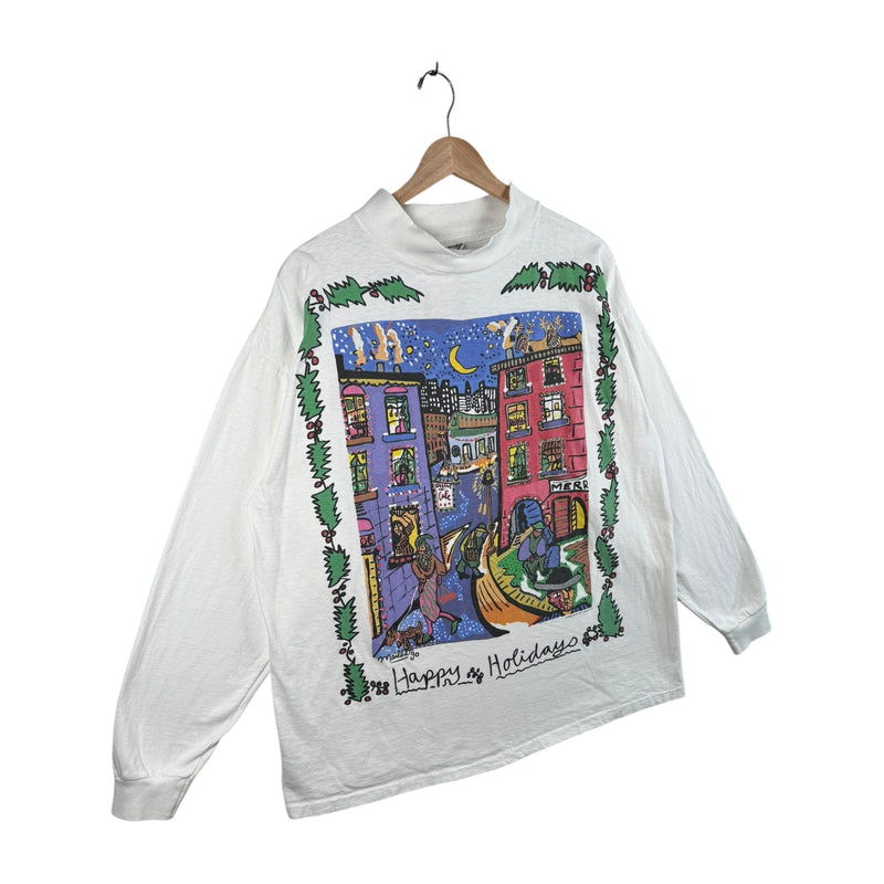 Vintage Maillie Happy Holidays Sweatshirt Crewneck