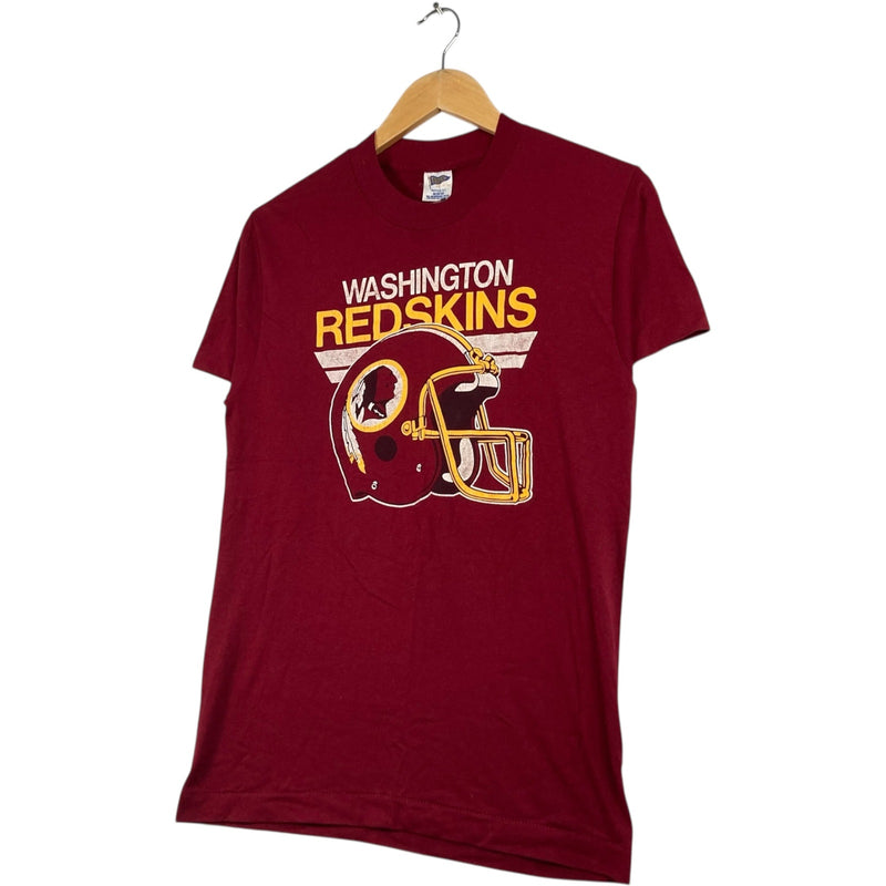 Vintage Washington Redskins Spellout Large Helmet NFL Tee
