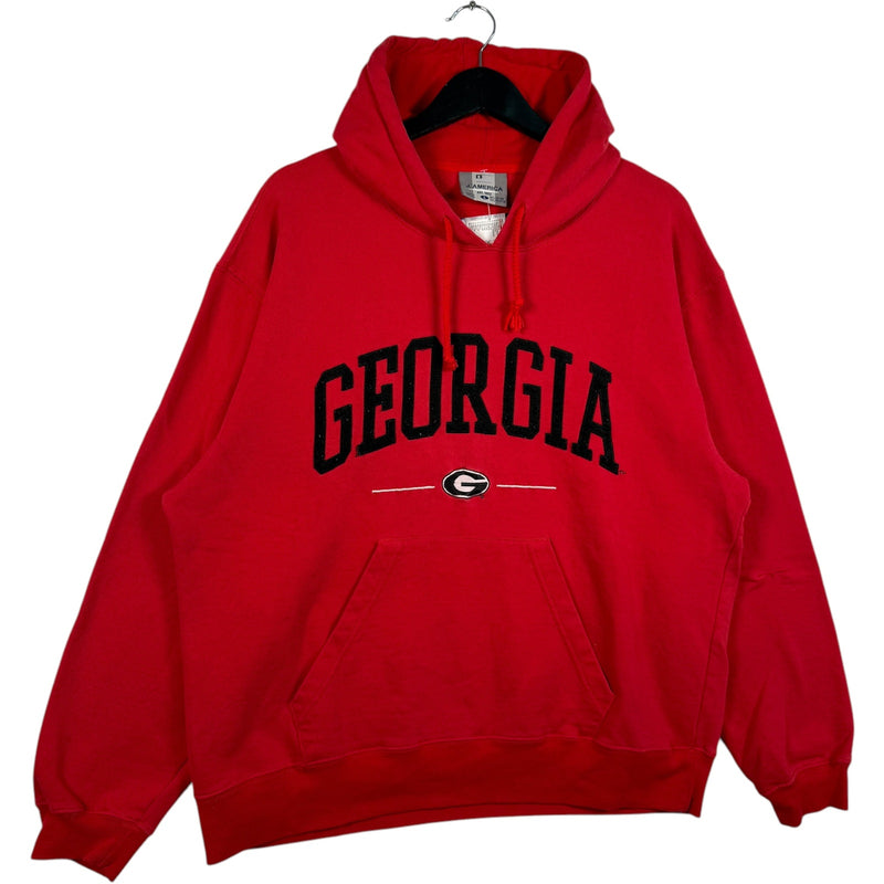 Vintage University Of Georgia Arch Spellout Pullover Hoodie