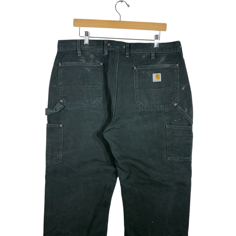 Vintage Carhartt Double Knee Dungaree Fit Carpenter Pants 38 x 34