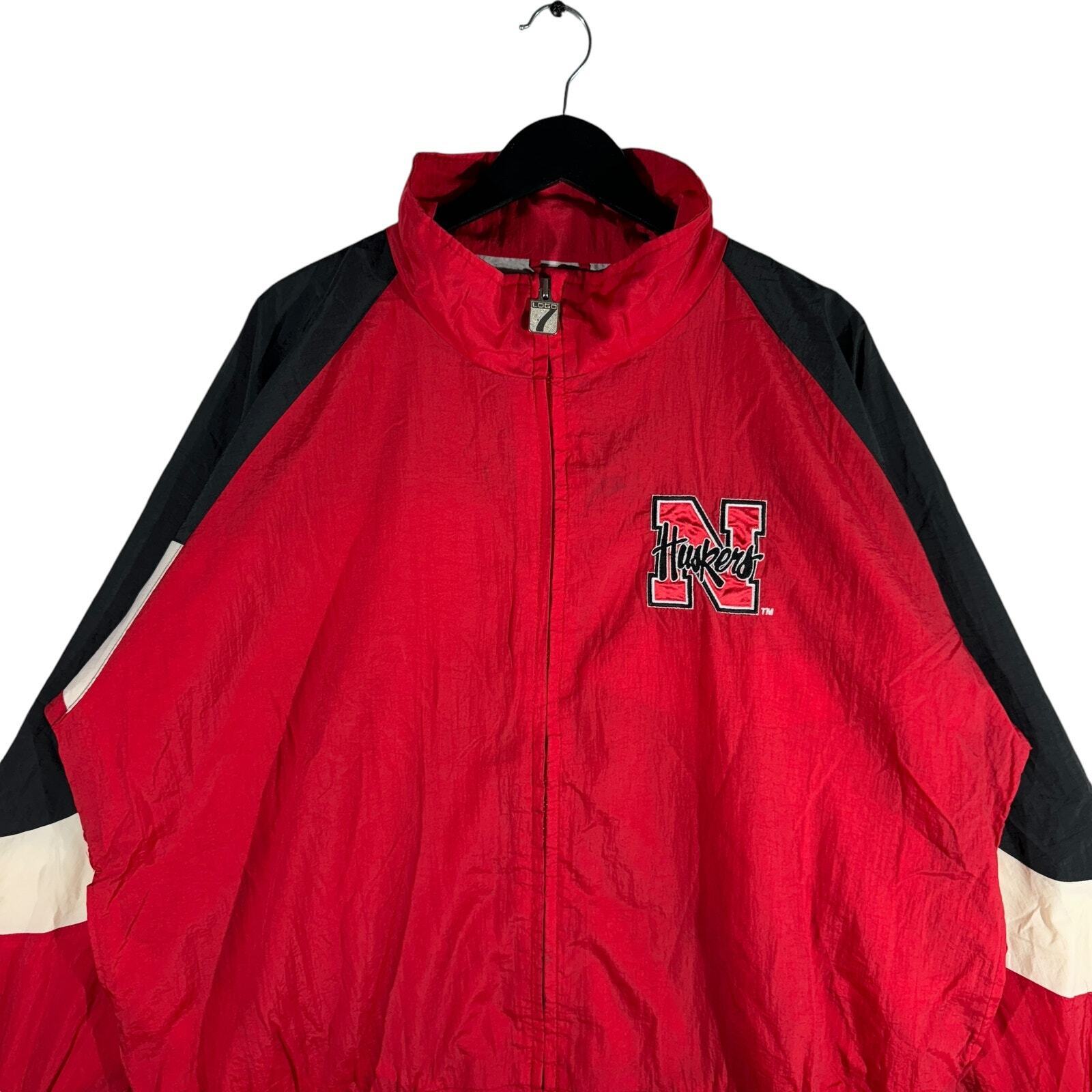 Vintage Nebraska Huskers Full Zip Light Jacket