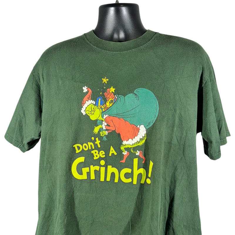 Vintage Dr. Seuss Don't Be A Grinch Christmas Tee