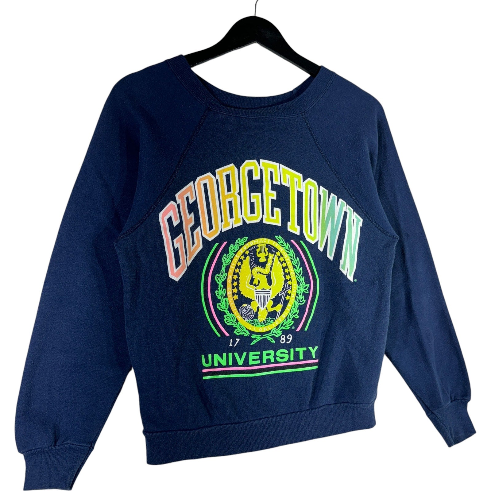 Vintage Georgetown University Spellout Crewneck