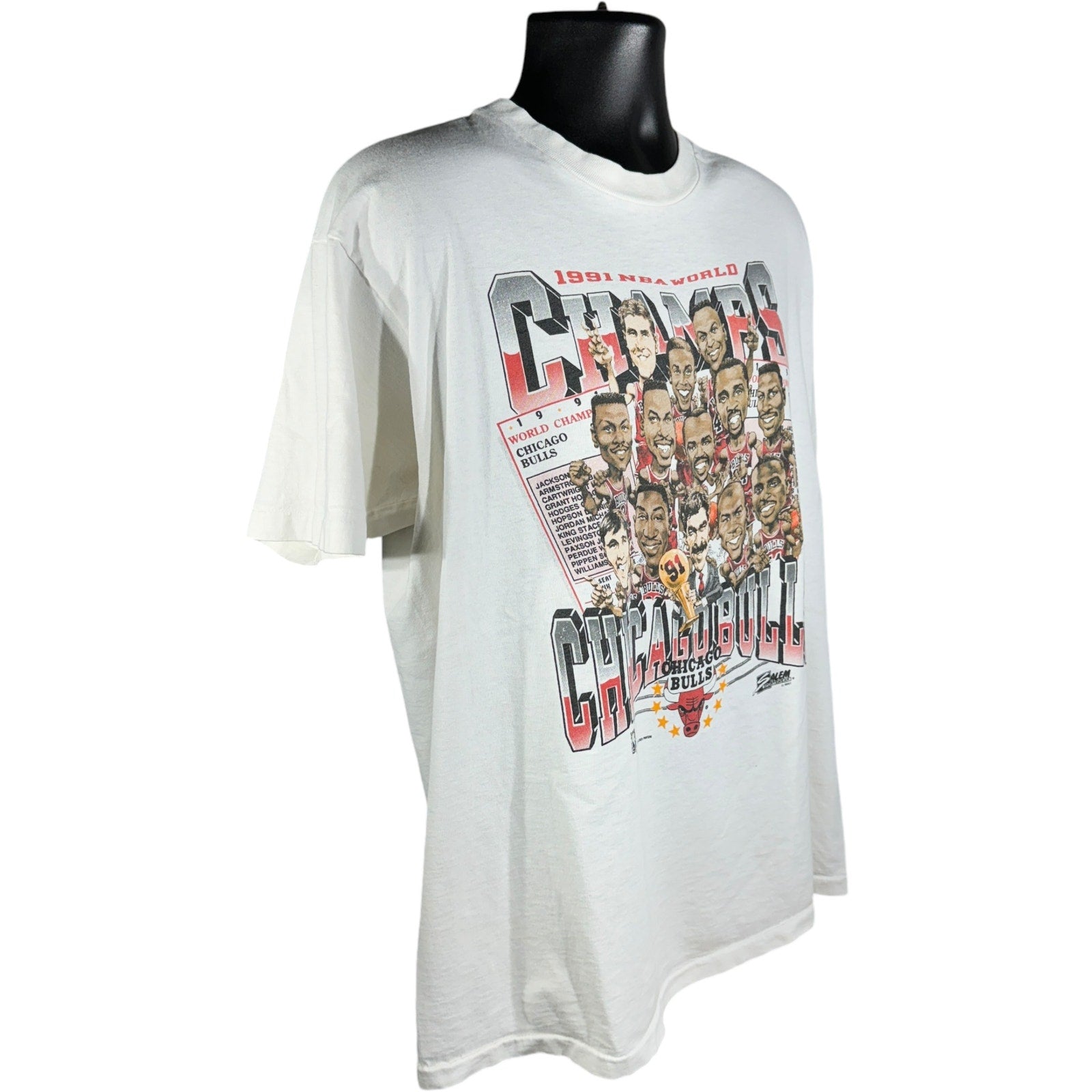 Vintage NBA Chicago Bulls World Champions Tee 1991