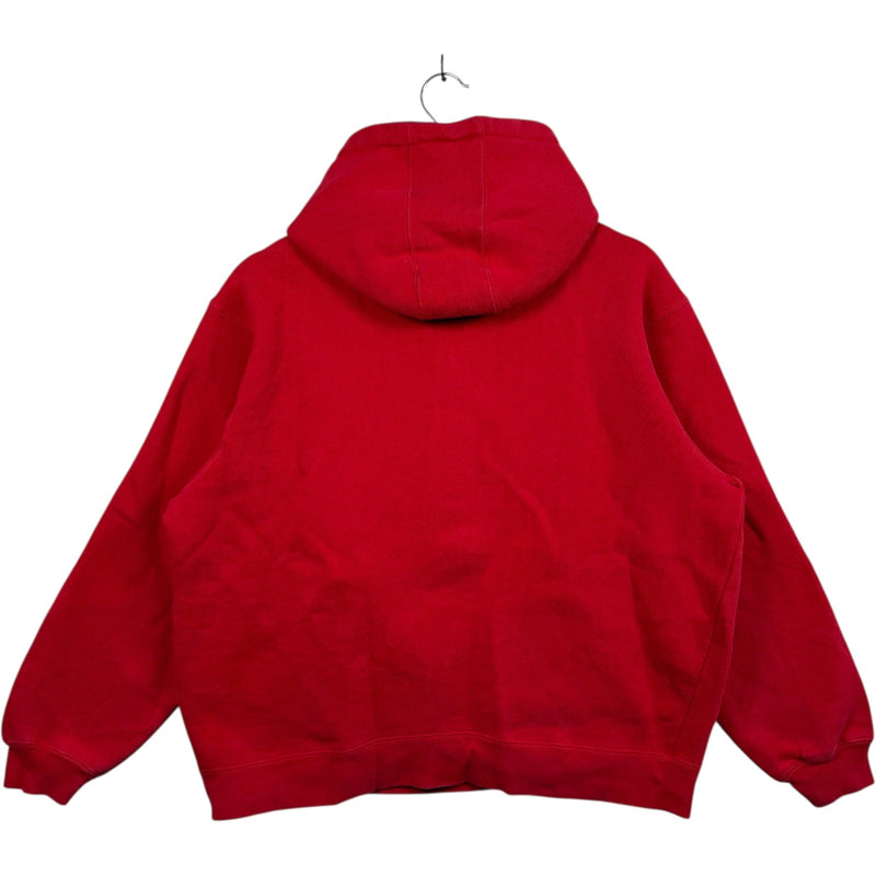 Vintage University Of Kansas Chest Spellout Hoodie