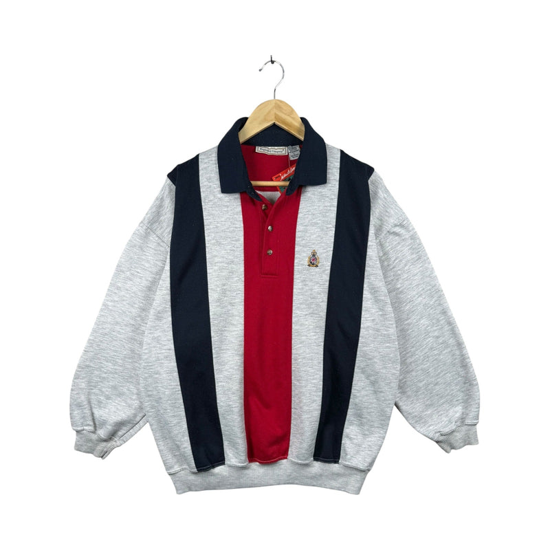 Vintage Bugle Boy Collared Pullover Long Sleeve