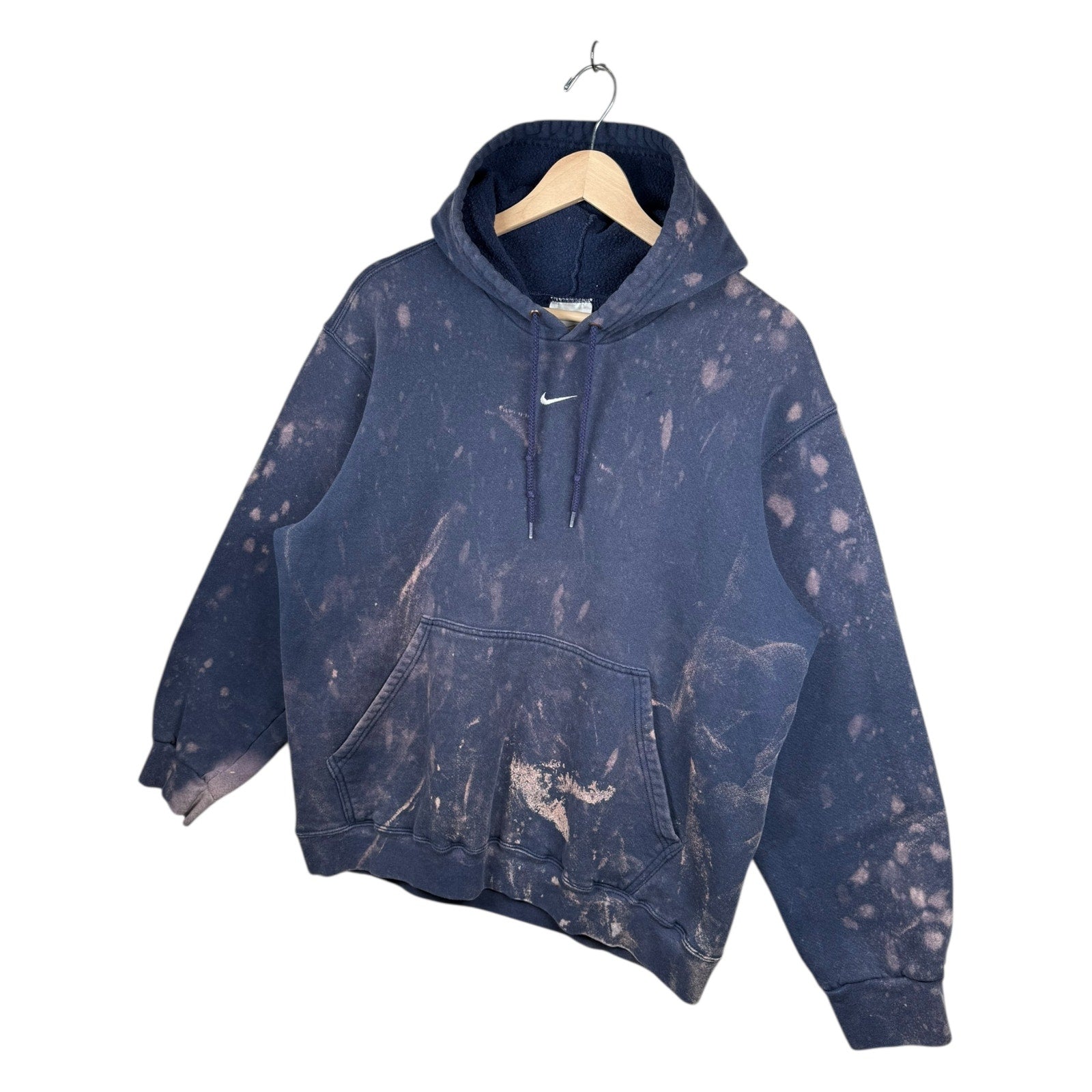 Vintage Nike Center Swoosh Distressed Hoodie