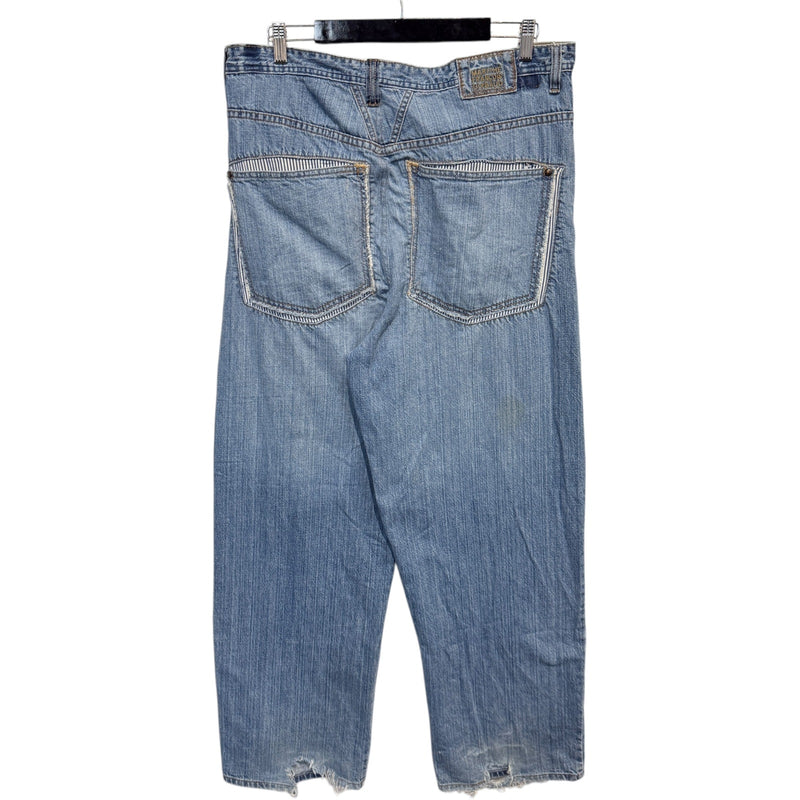 Vintage Marithe Francois Girbaud Wide Leg Denim Jeans
