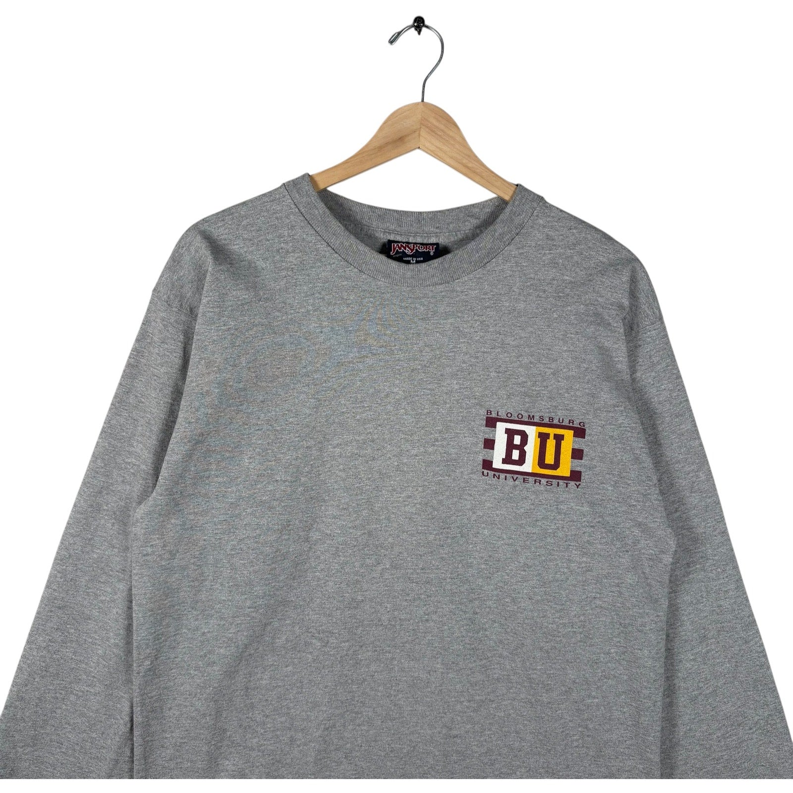 Vintage Bloomsburg University Mullet Logo Long Sleeve