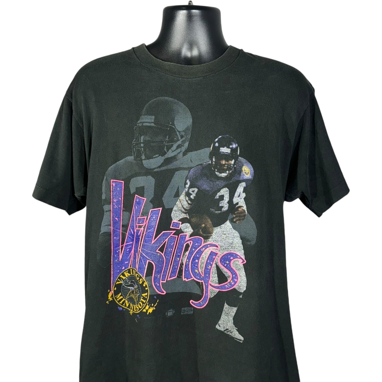 Vintage Minnesota Vikings Herschell Walker #34 NFL Tee