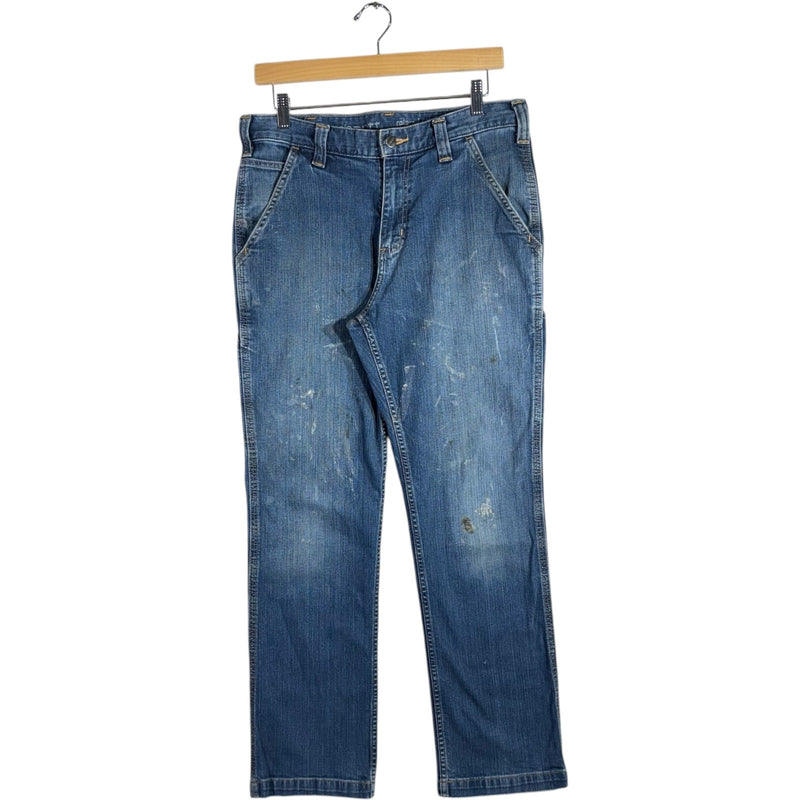 Vintage Carhartt Slim Fit Denim Carpenter Pants 32x30