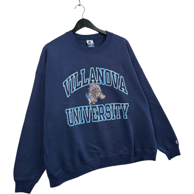 Vintage Villanova University Chest Spellout Crewneck