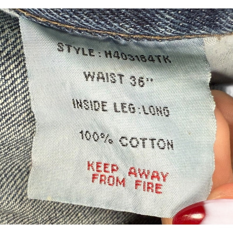 Vintage Hamnett Wide Leg Denim Jeans 36x30