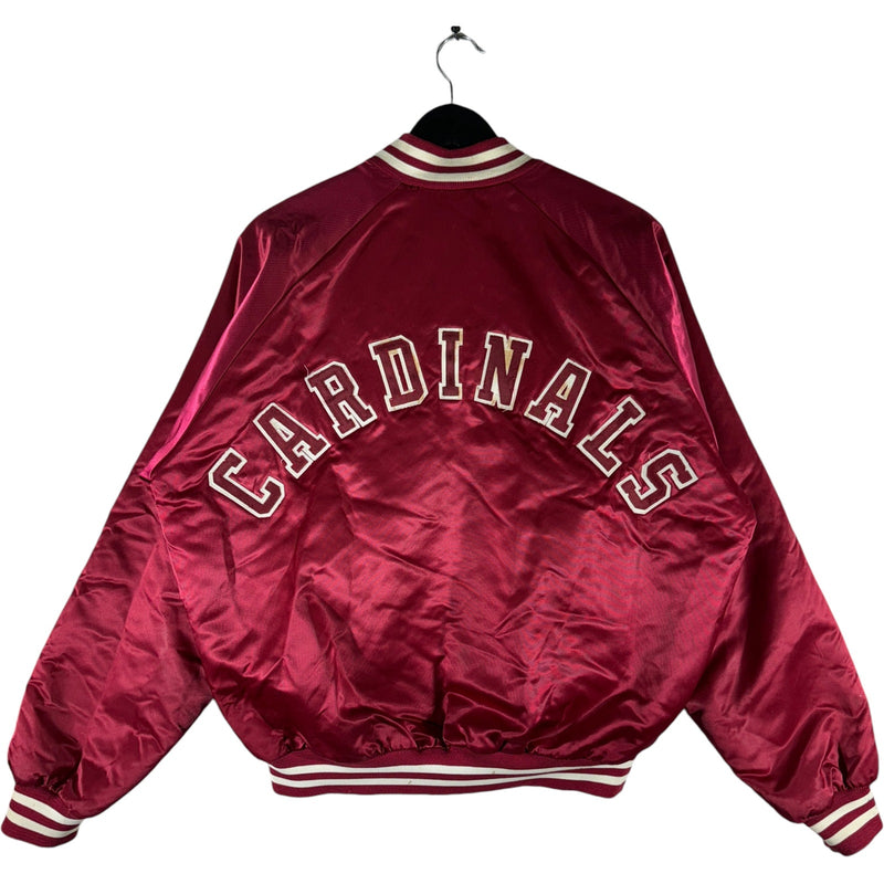 Vintage Chalk Line Arizona Cardinals Satin Bomber Jacket