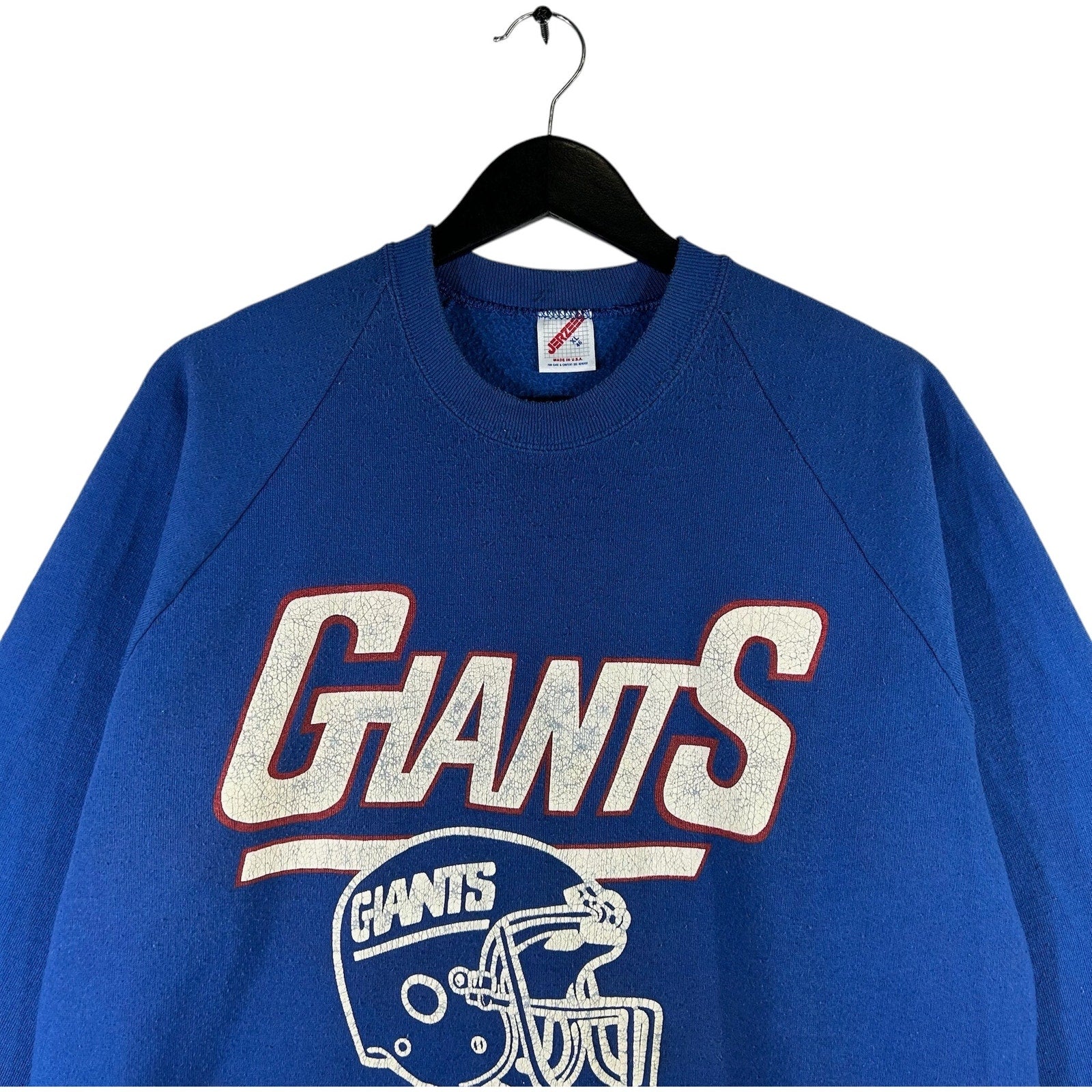 Vintage New York Giants NFL Spellout Crewneck 90s