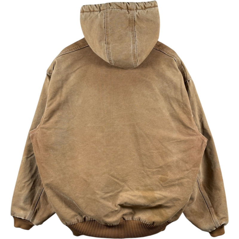 Vintage Carhartt Insulated Active Jac Hoodie Full Zip Jacket