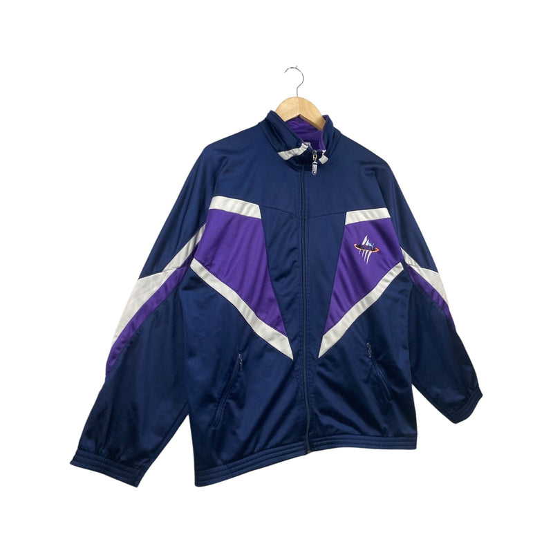 Vintage Puma World Graphic Colorblock Full Zip Track Jacket