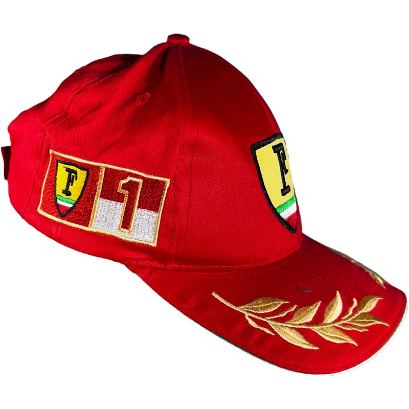 Vintage Formula 1 Ferarri Velcro Strapback Hat