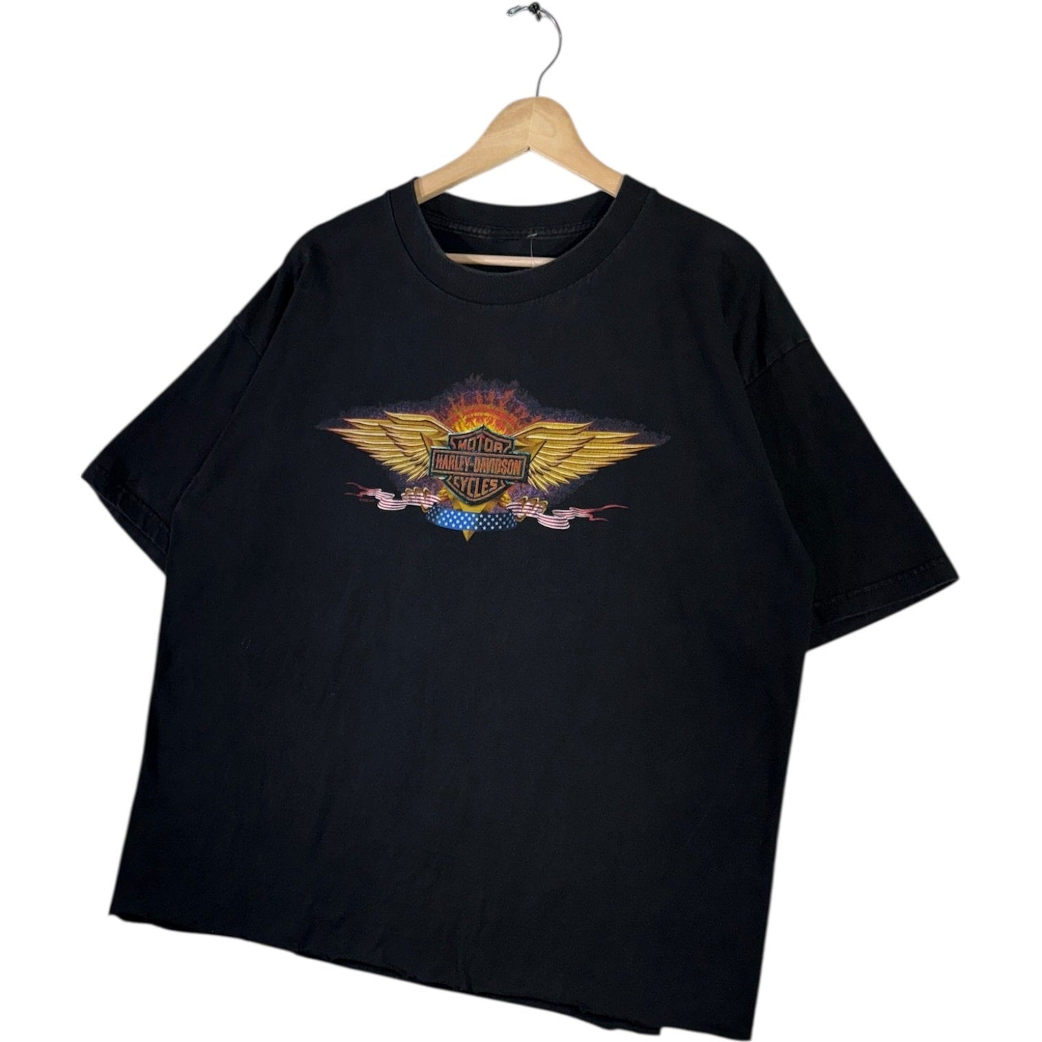 Vintage Harley Davidson Eagle Graphic T-Shirt