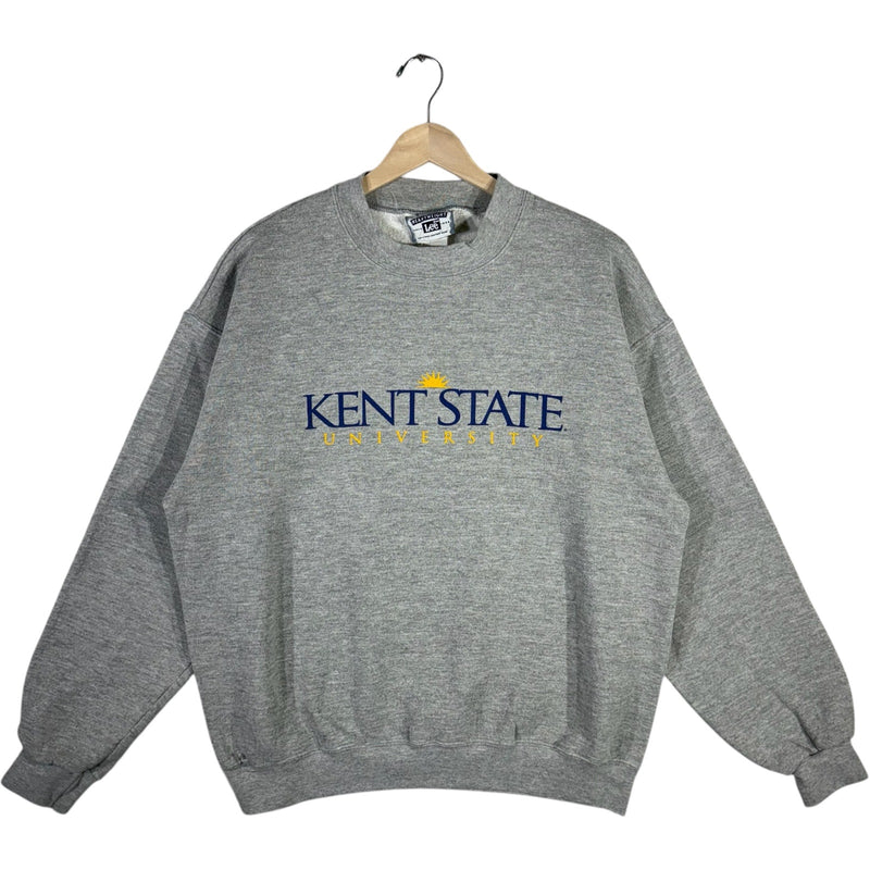 Vintage Lee Kent State University Spellout Embroidered Crewneck