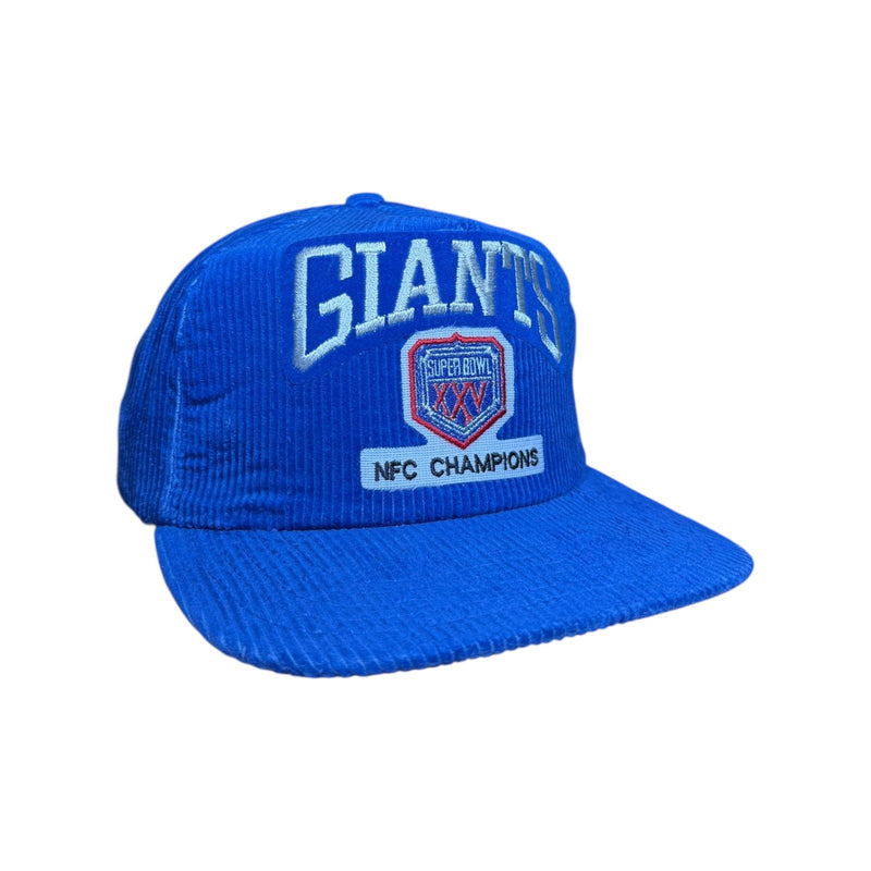 Vintage New Era New York Giants NFC NFL Corduroy Snapback Hat