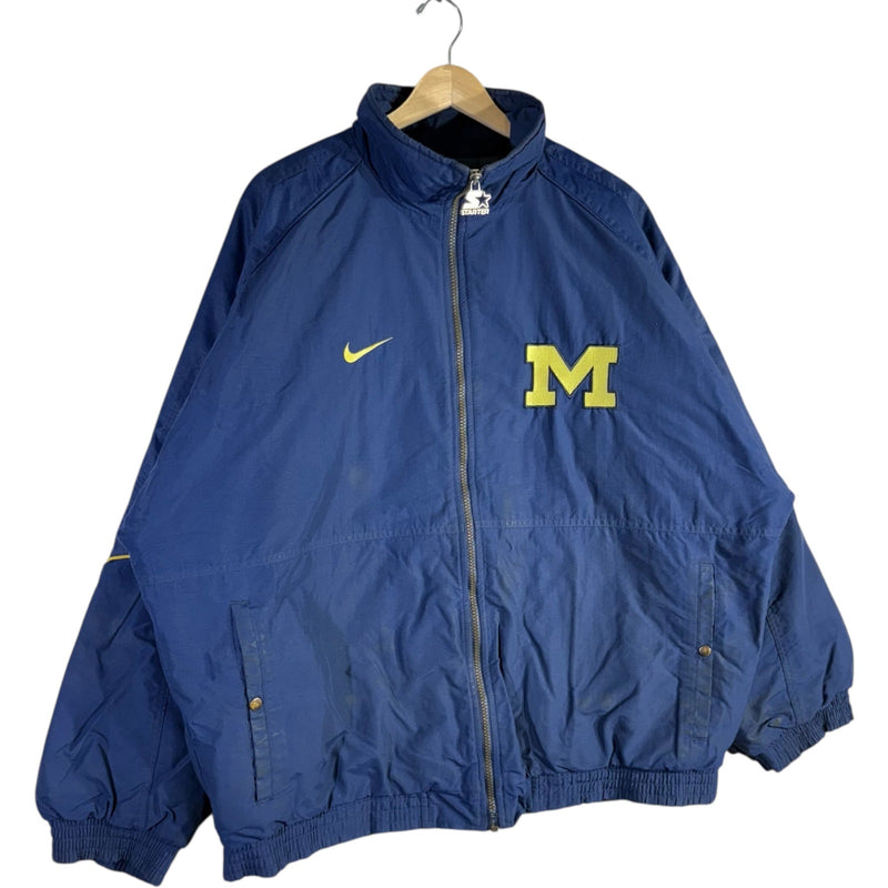 Vintage Nike Michigan University Spellout Logo Windbreaker