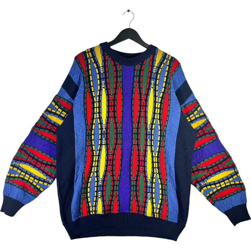 Vintage 3D Knit Sweater