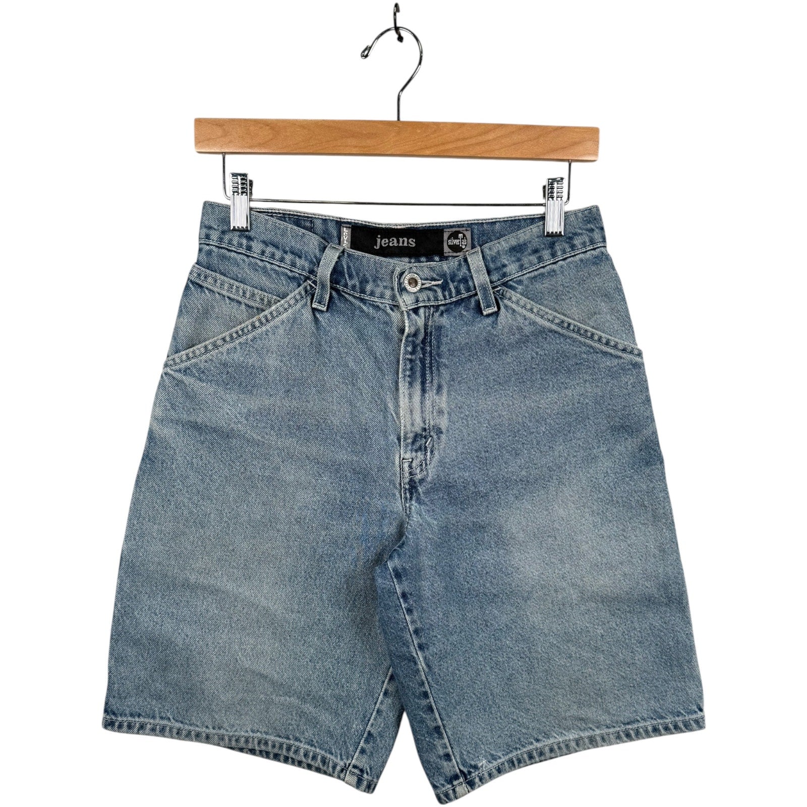 Vintage Levi's Jeans Silvertab Bermuda Denim Shorts 28