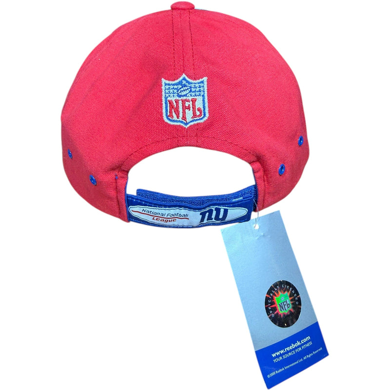 Vintage Reebok New York Giants NFL Colorblock Strapback Hat