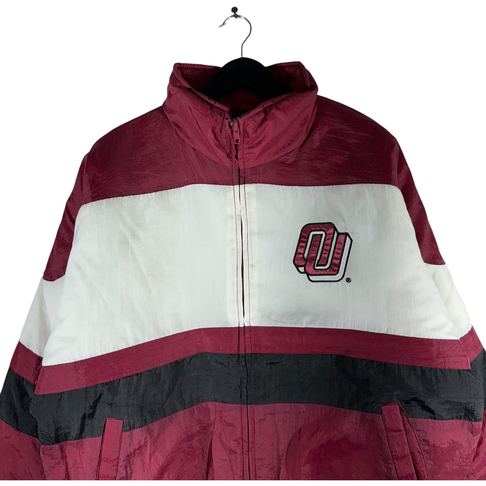 Vintage Locker Line Oklahoma University Puffer Jacket