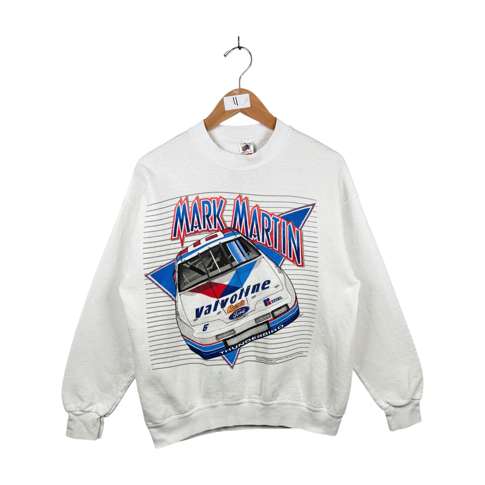 Vintage Mark Martin Valvoline Racing Crewneck