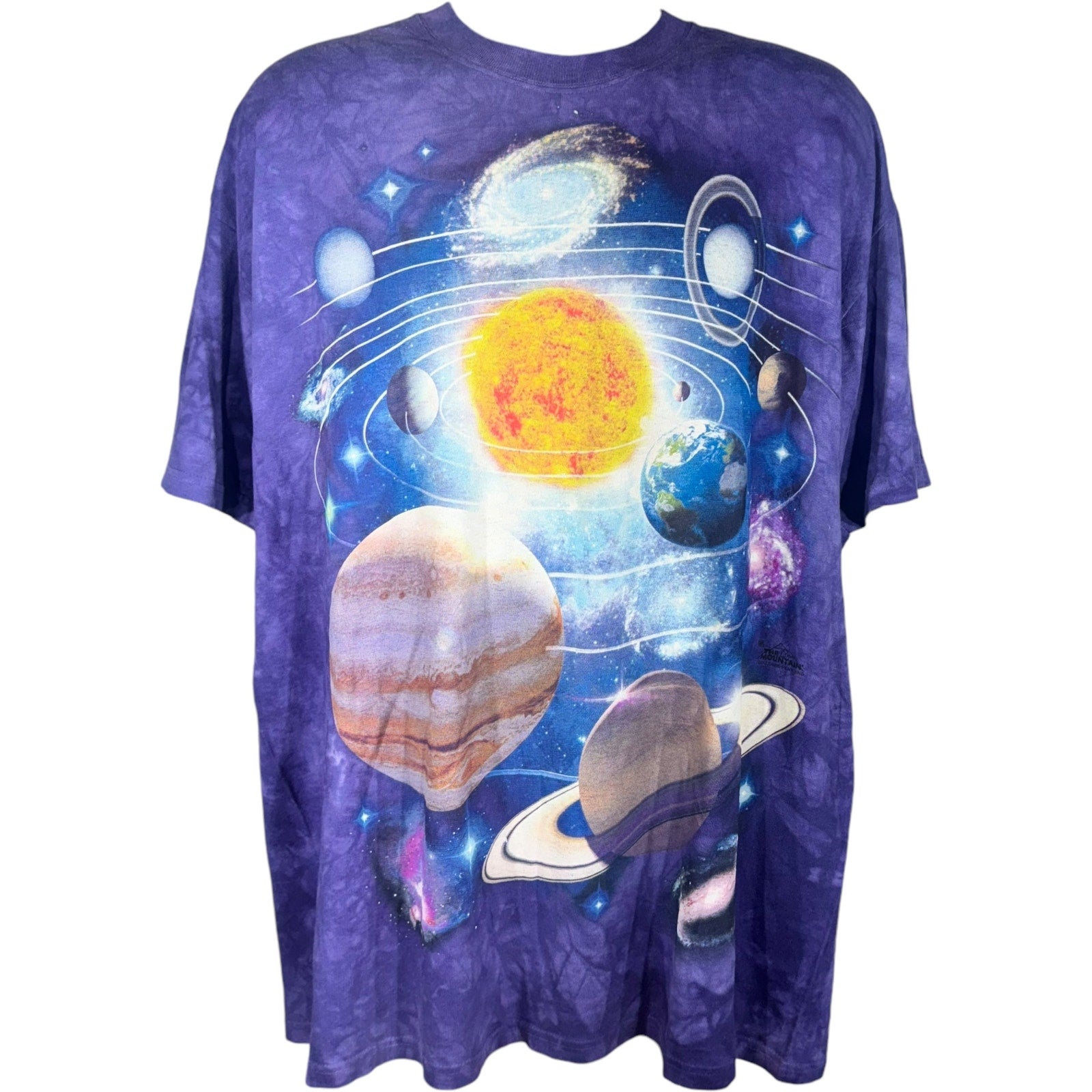 Vintage The Mountain Galaxy Solar System Tie-Dye Tee