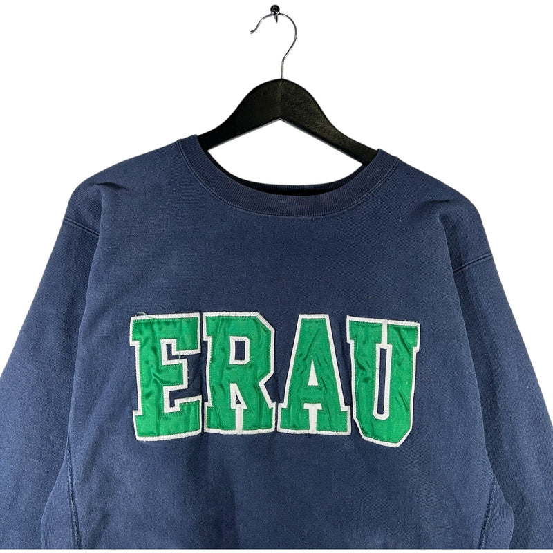 Vintage Champion Reverse Weave ERAU University Crewneck