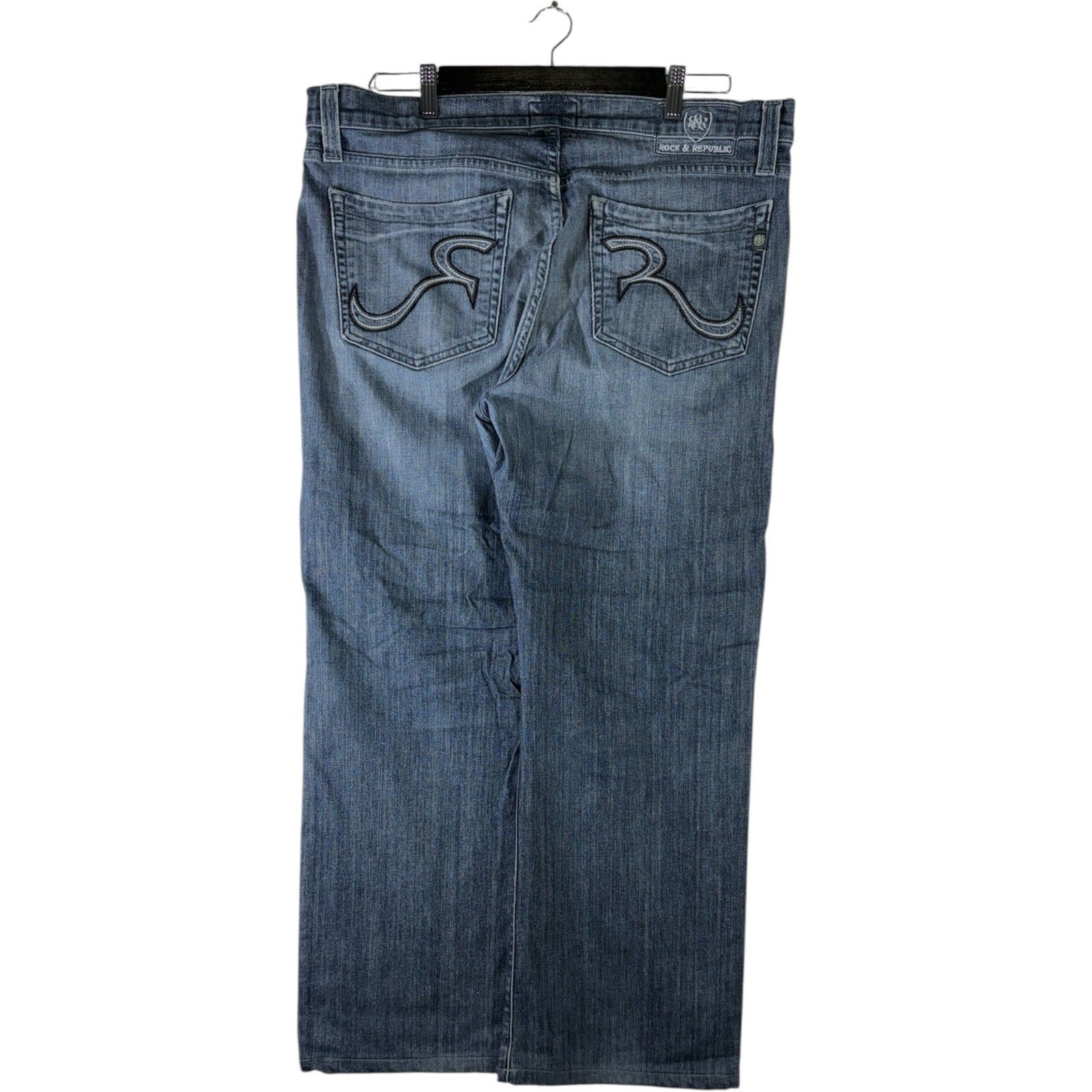 Vintage Rock & Republic Straight Leg Denim Jeans 38