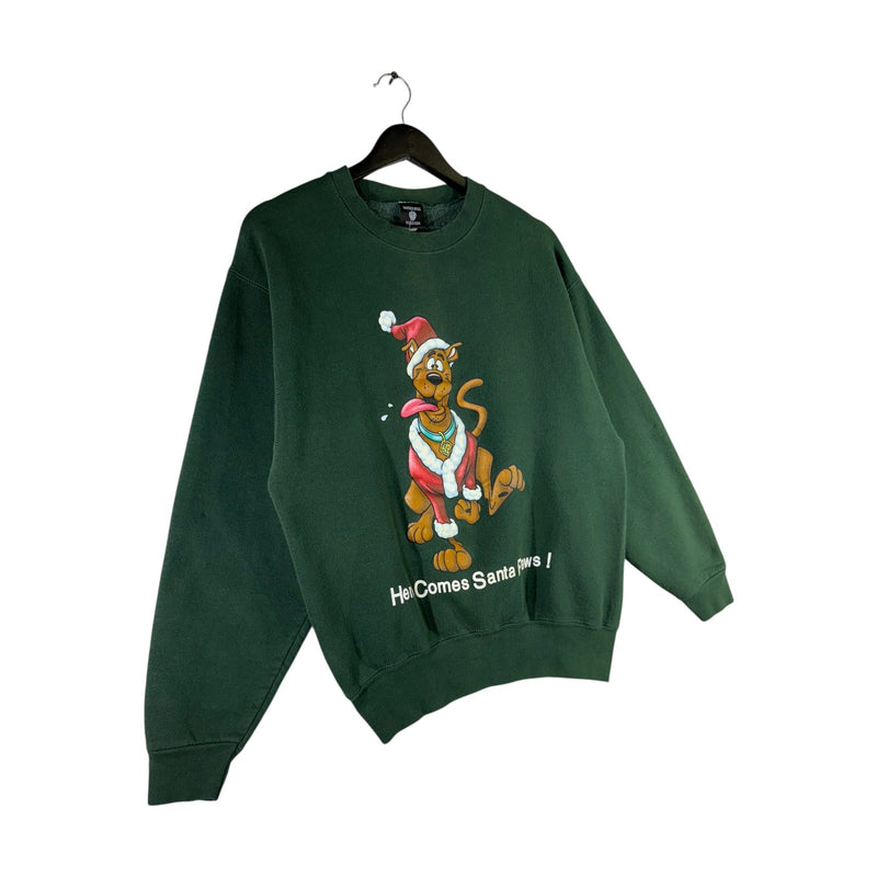 Vintage Scooby Doo "Here Comes Santa Paws!" Crewneck