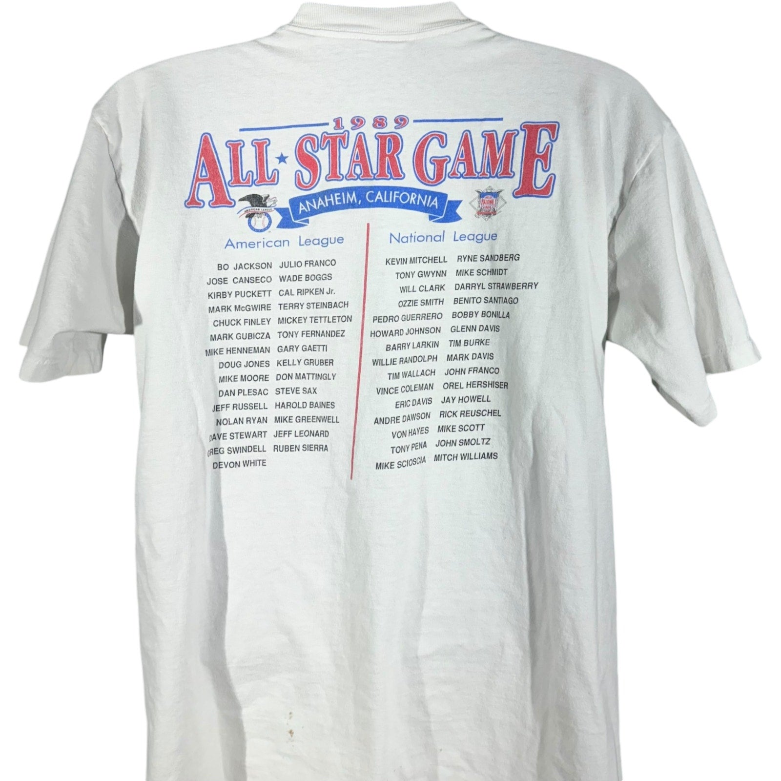 Vintage California Angels All Star Game Caricature MLB Tee