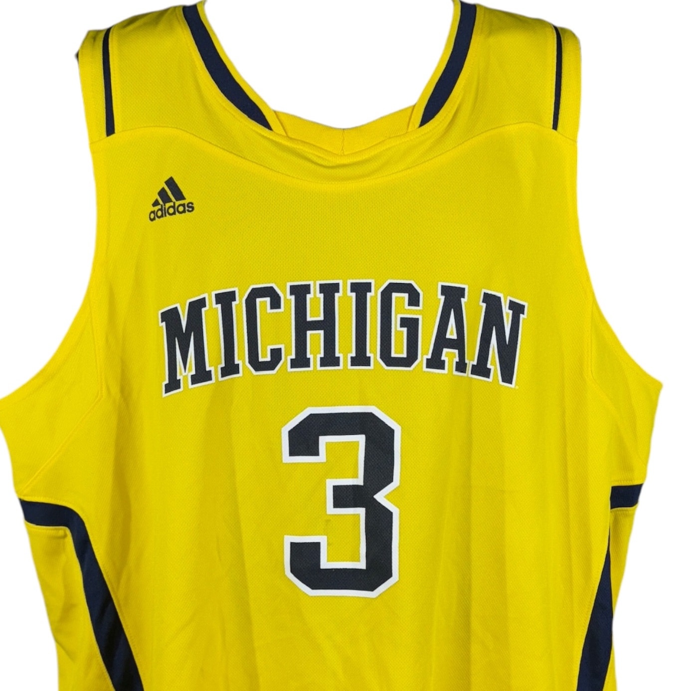 Vintage Adidas University Of Michigan Basketball Jersey